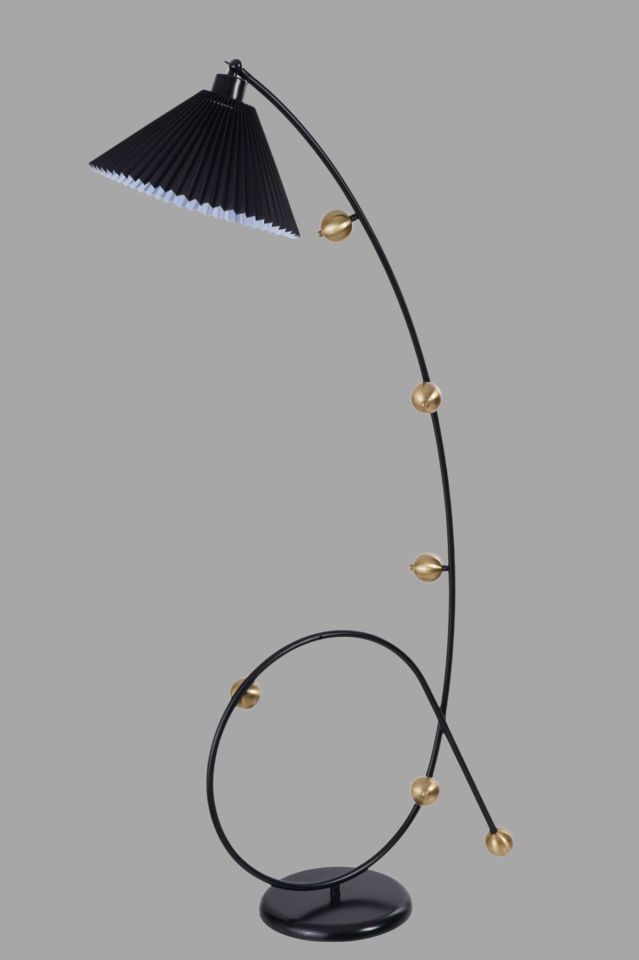 YEKTA SİYAH LAMBADER PİLELİ SİYAH ABAJURLU