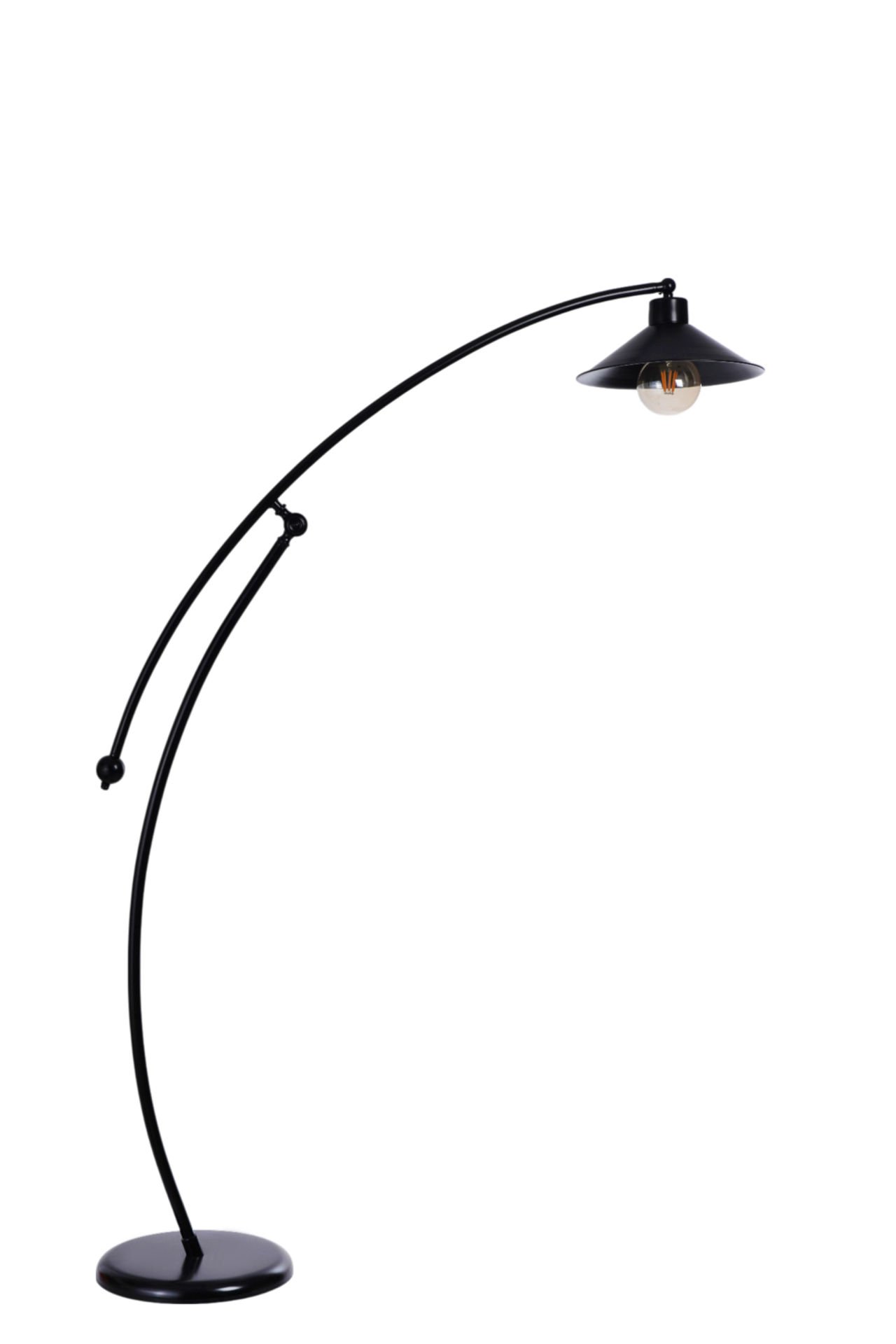 ZÜMRA SİYAH LAMBADER SİYAH METAL BAŞLIKLI