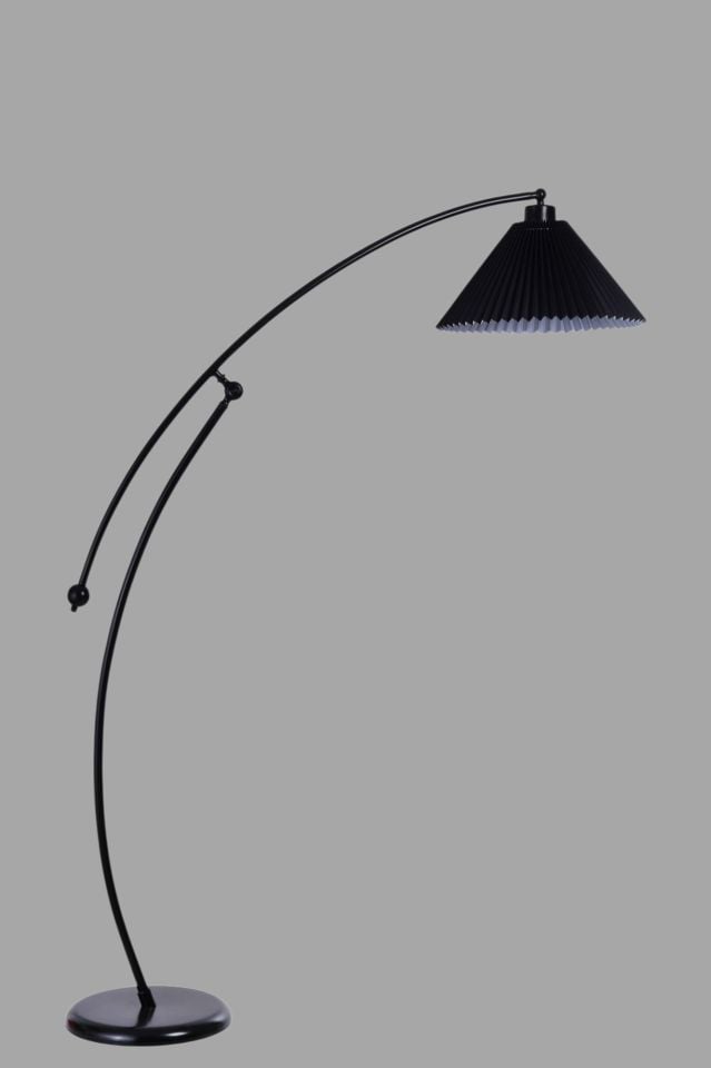 ZÜMRA SİYAH LAMBADER PİLELİ SİYAH ABAJURLU