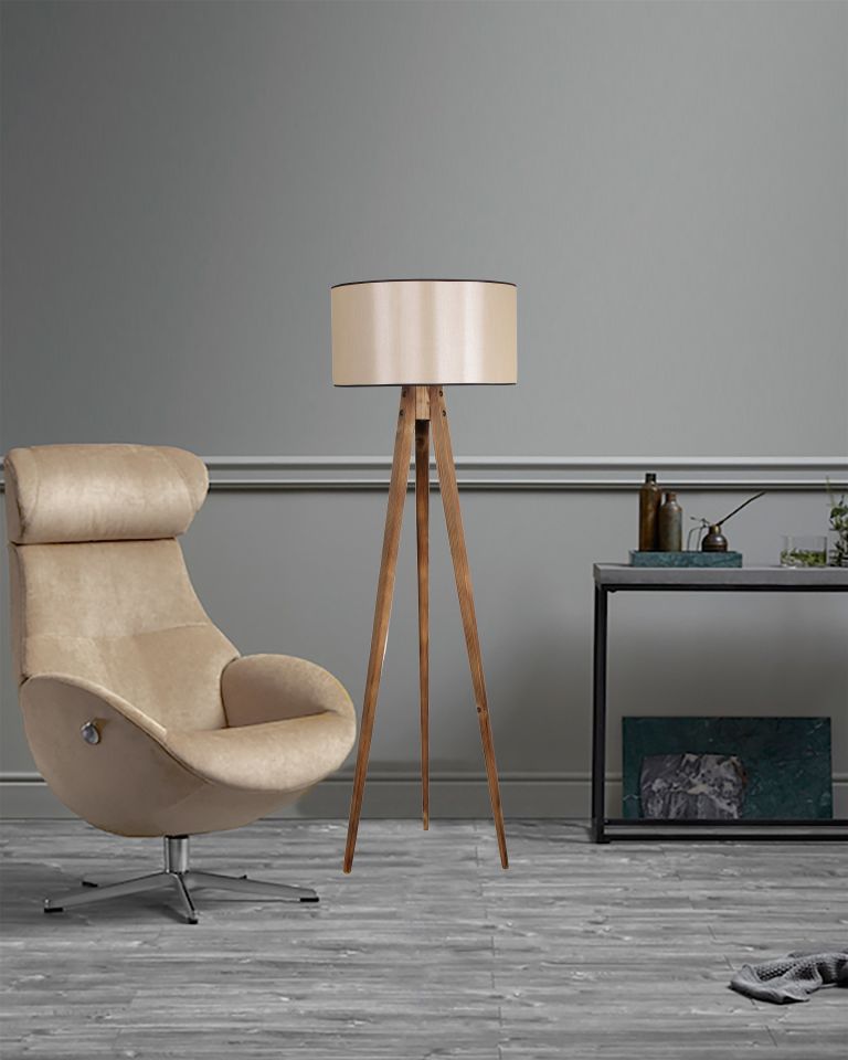 TRİPOD YANIK LAMBADER SİLİNDİR 15-3 ABAJURLU