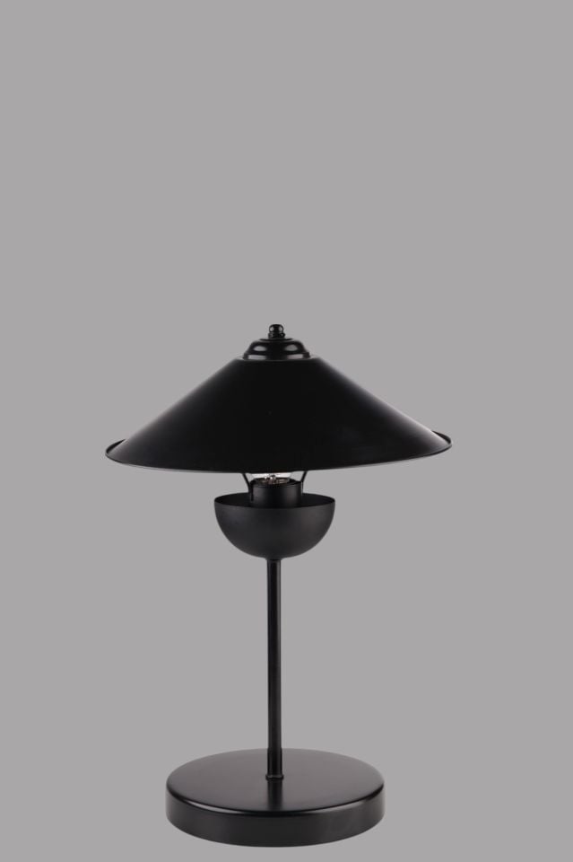 GALE SİYAH METAL BAŞLIKLI MASA LAMBASI