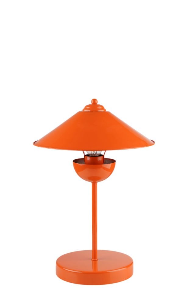 GALE TURUNCU METAL BAŞLIKLI MASA LAMBASI