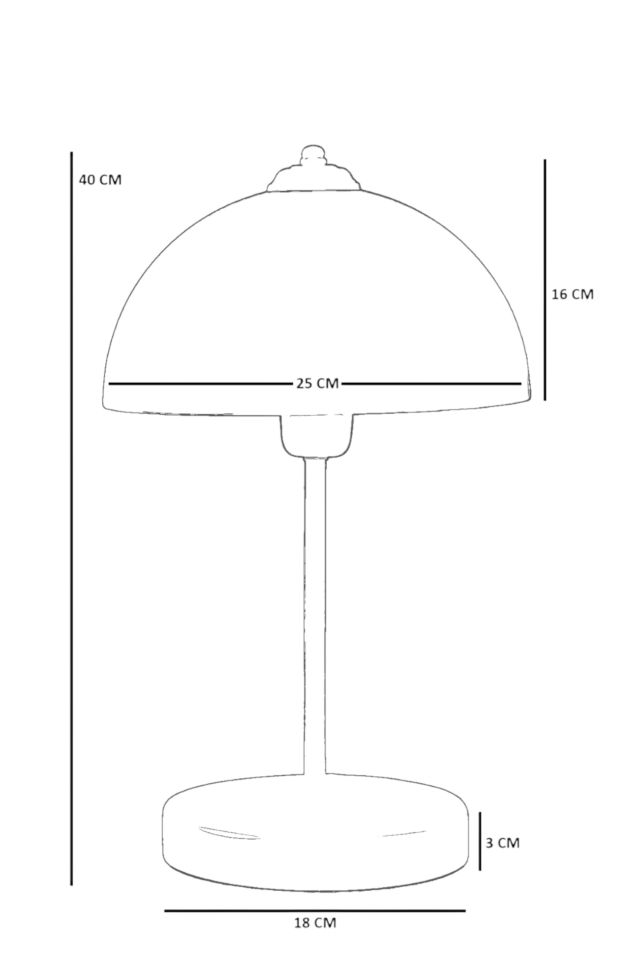 YENİ LUNGO SARI MASA LAMBASI