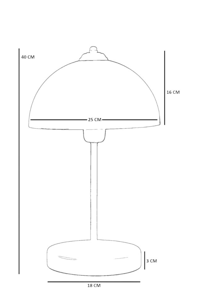 YENİ LUNGO GRİ MASA LAMBASI