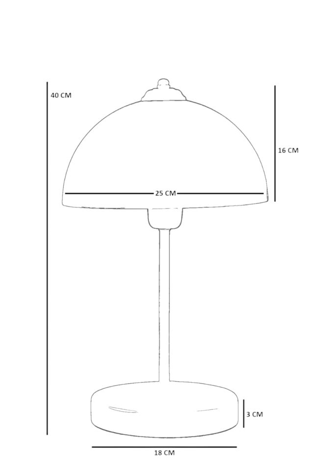 YENİ LUNGO YEŞİL MASA LAMBASI
