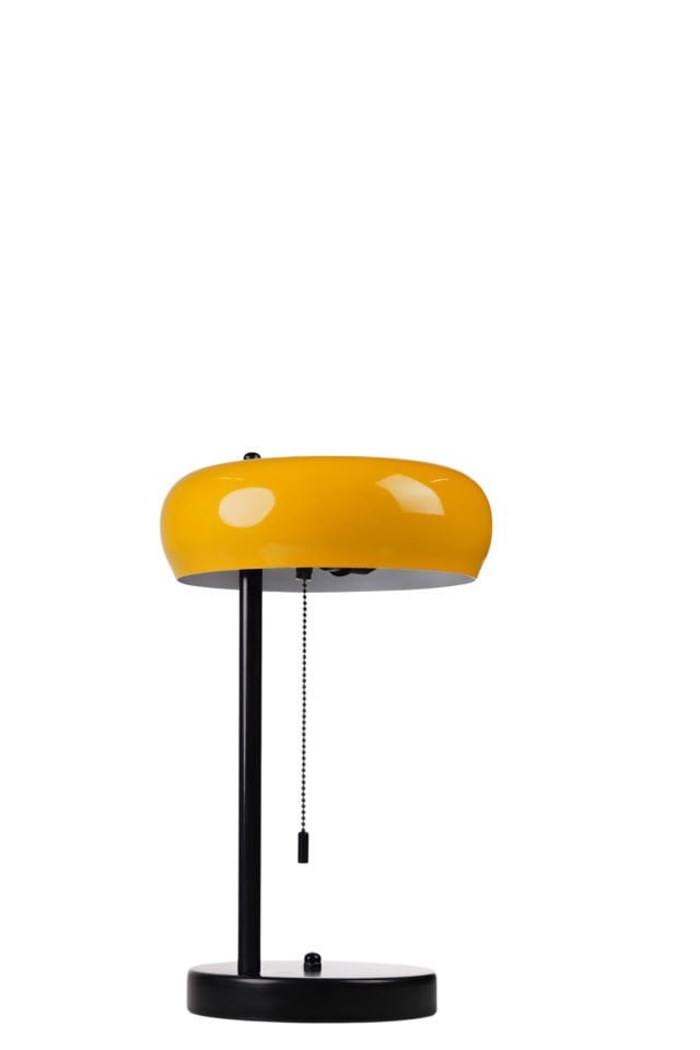 SMİTH SİYAH SARI BAŞLIKLI MASA LAMBASI