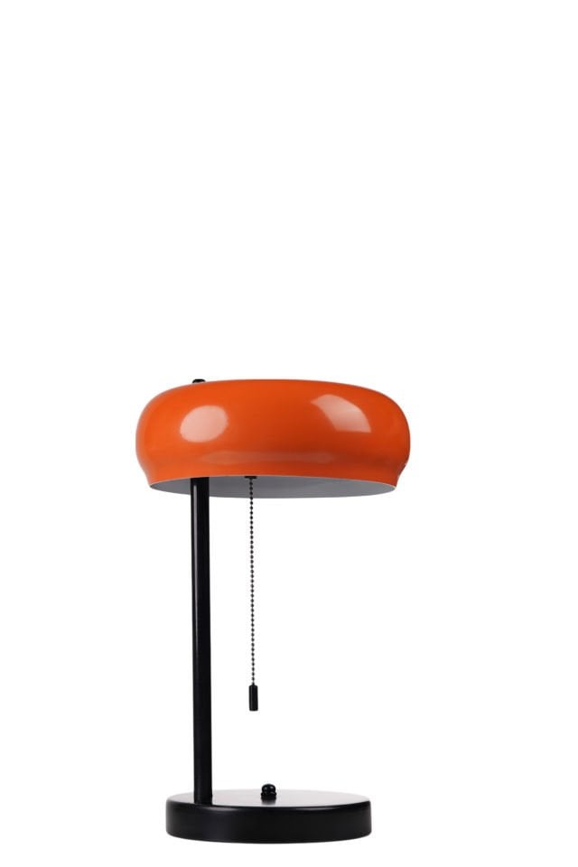 SMİTH SİYAH TURUNCU BAŞLIKLI MASA LAMBASI
