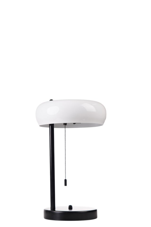 SMİTH SİYAH BEYAZ BAŞLIKLI MASA LAMBASI