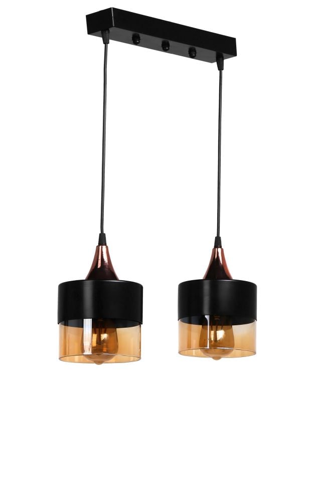 SAHRA 2 Lİ SIRALI SARKIT SİYAH