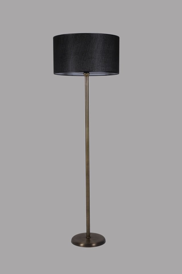 MERCAN LAMBADER ESKİTME SİLİNDİR HASIR SİYAH ABAJURLU