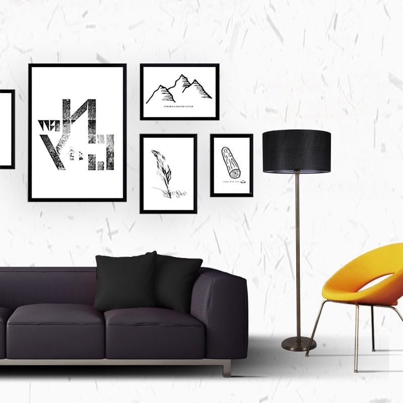 MERCAN LAMBADER ESKİTME SİLİNDİR HASIR SİYAH ABAJURLU