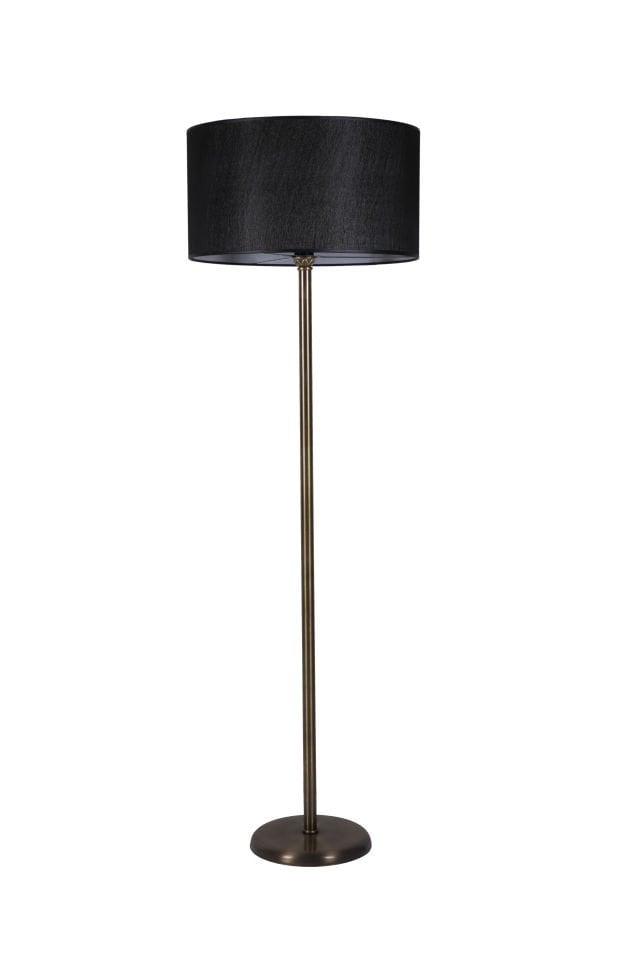 MERCAN LAMBADER ESKİTME SİLİNDİR HASIR SİYAH ABAJURLU