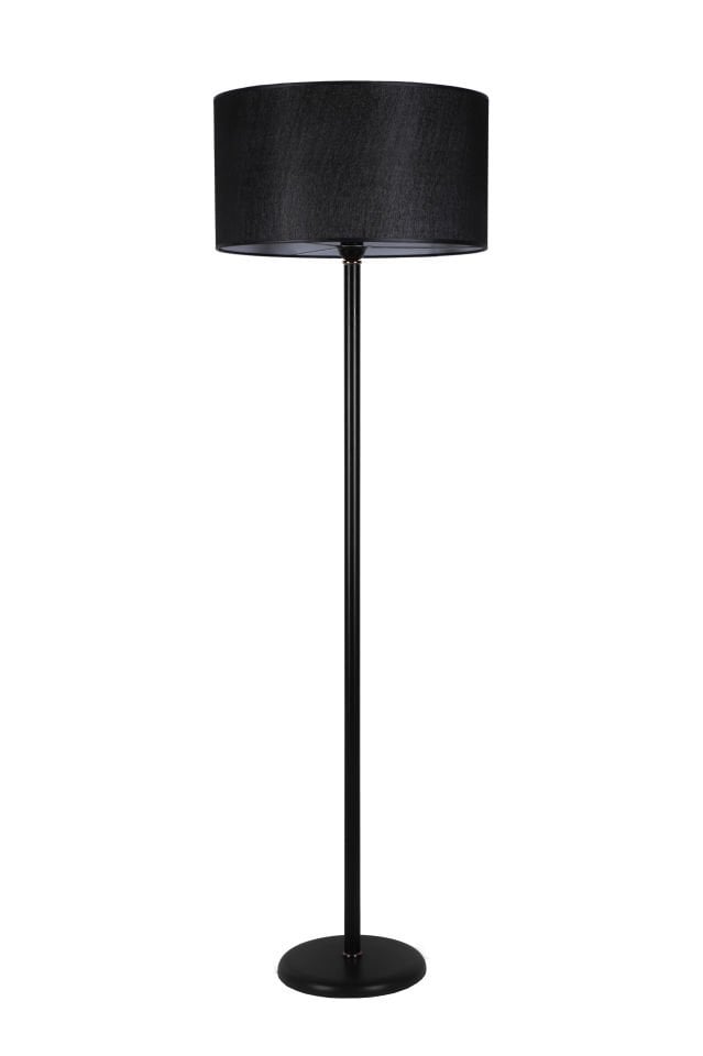 MERCAN LAMBADER SİYAH SİLİNDİR HASIR SİYAH ABAJURLU