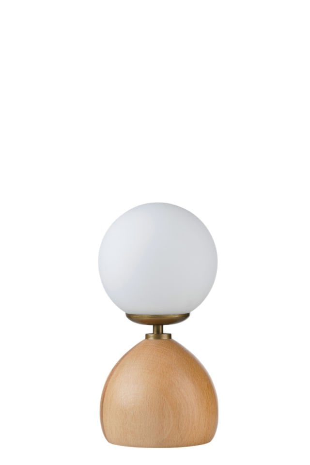 CAMERON NATUREL BEYAZ CAMLI MASA LAMBASI