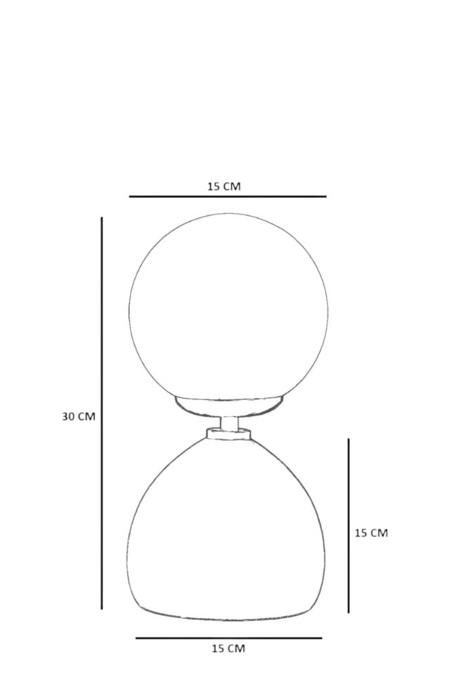 CAMERON NATUREL BAL CAMLI MASA LAMBASI
