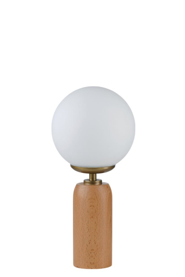 LOLE NATUREL BEYAZ CAMLI MASA LAMBASI