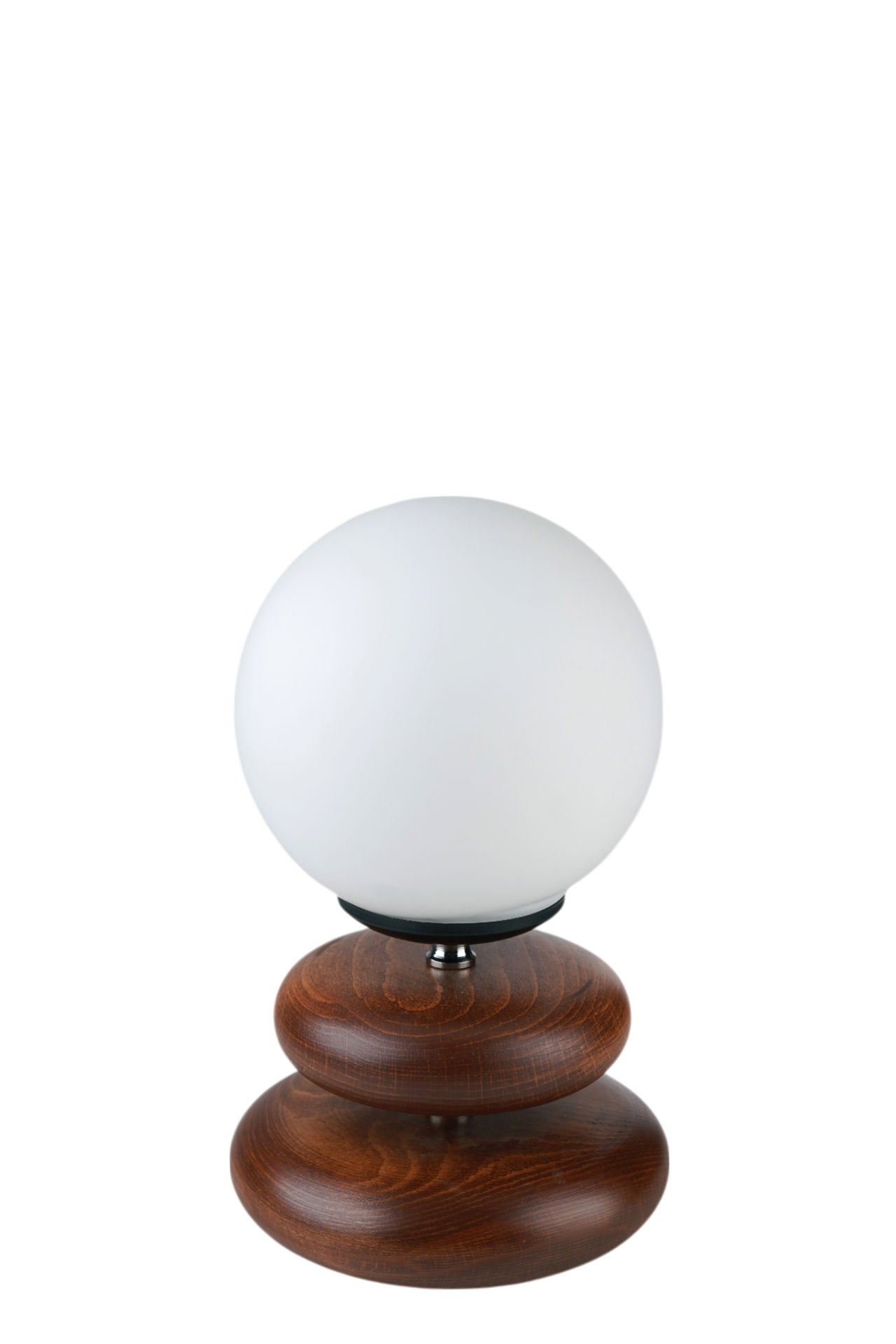 MARS CEVİZ BEYAZ CAMLI MASA LAMBASI