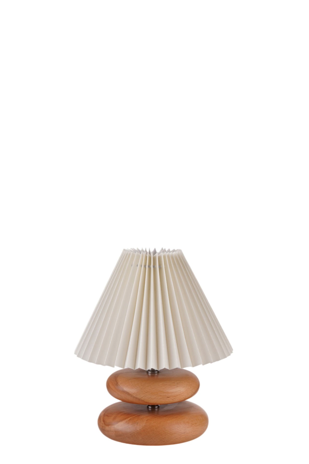 MARS NATUREL PİLELİ KREM ABAJURLU MASA LAMBASI