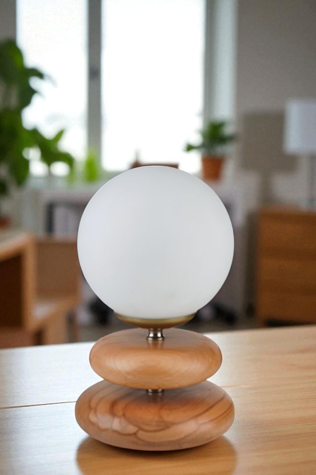 MARS NATUREL BEYAZ CAMLI MASA LAMBASI