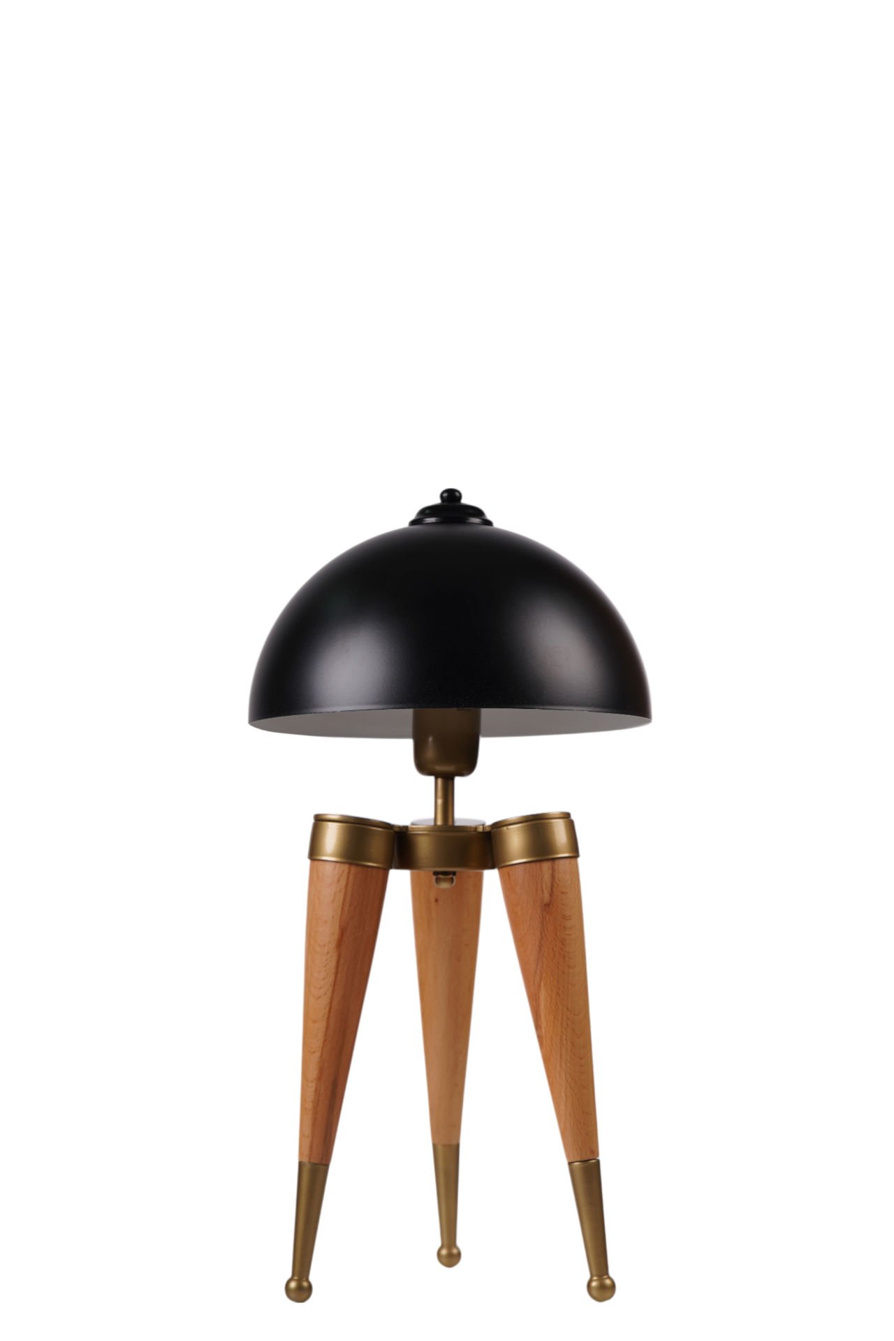 STİL NATUREL SİYAH RETRO BAŞLIKLI MASA LAMBASI