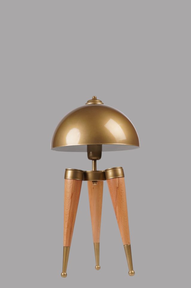 STİL NATUREL ESKİTME RETRO BAŞLIKLI MASA LAMBASI