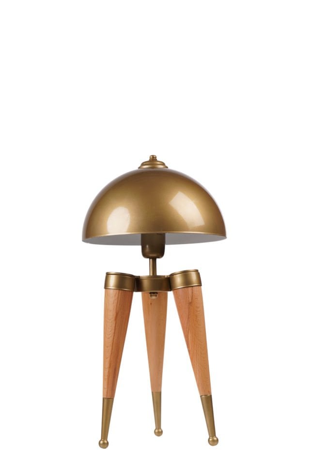 STİL NATUREL ESKİTME RETRO BAŞLIKLI MASA LAMBASI