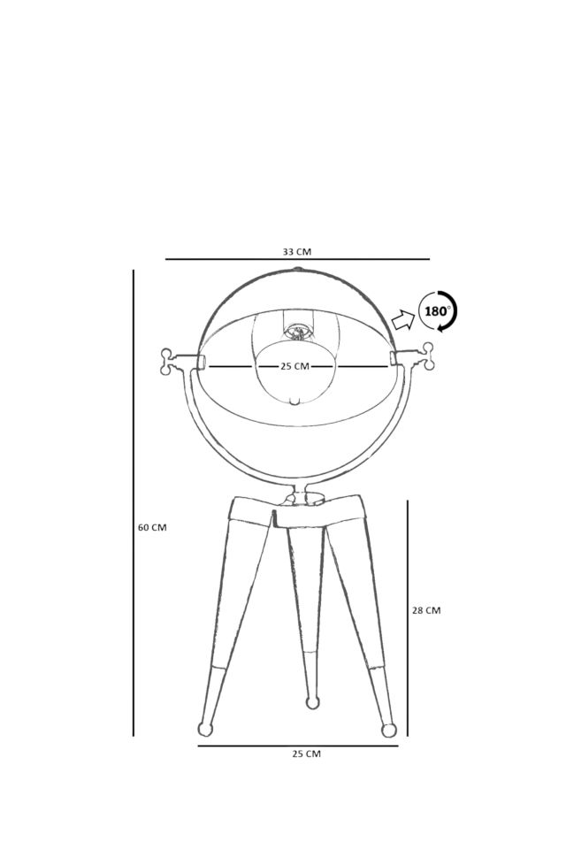 YENİ STİL NATUREL ESKİTME RETRO BAŞLIKLI MASA LAMBASI
