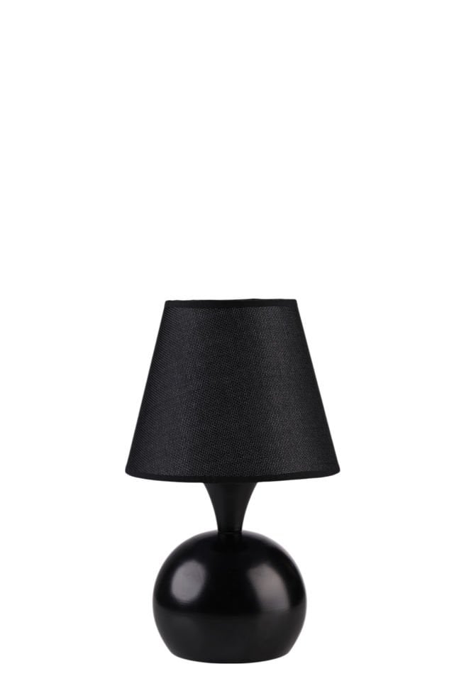 OLİVER SİYAH HASIR SİYAH ABAJURLU MASA LAMBASI