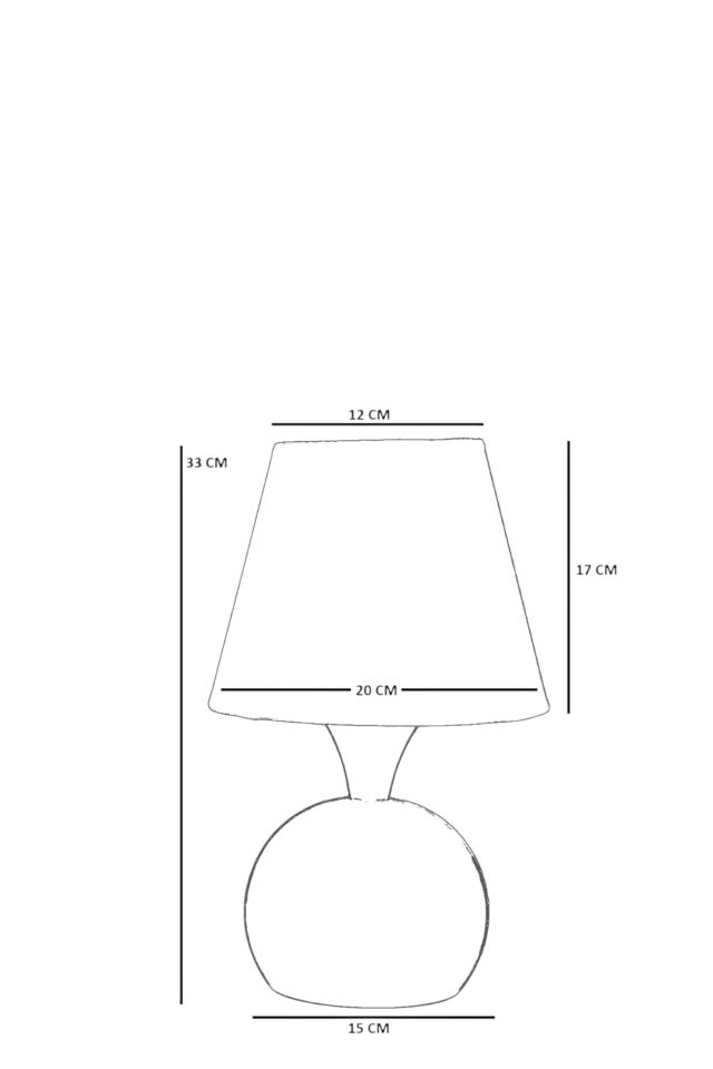 OLİVER ESKİTME PETEK ABAJURLU MASA LAMBASI