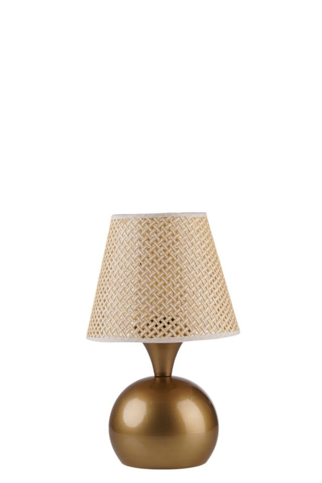 OLİVER ESKİTME PETEK ABAJURLU MASA LAMBASI