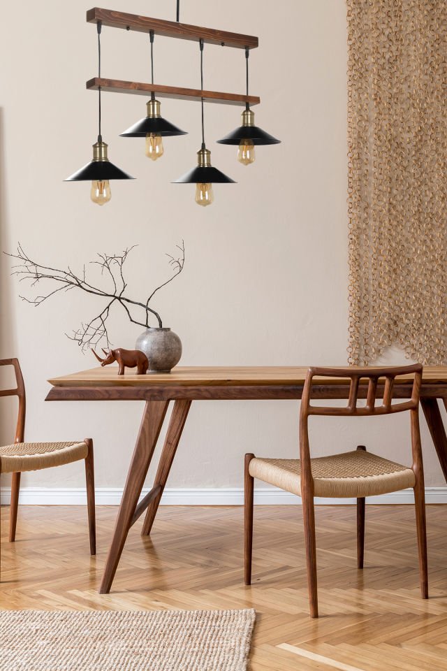 DAVİD 4 LÜ CEVİZ SIRALI METAL BAŞLIKLI SARKIT