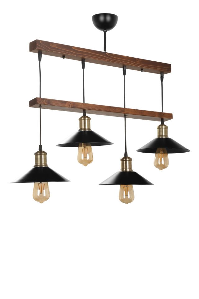 DAVİD 4 LÜ CEVİZ SIRALI METAL BAŞLIKLI SARKIT