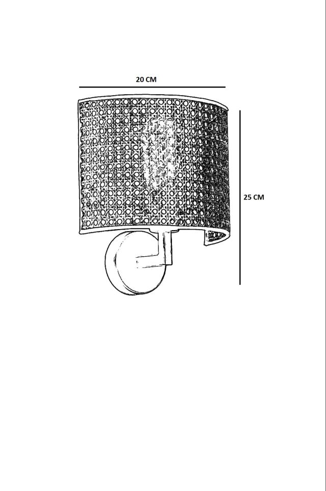 NALA PİLLİ RATTAN APLİK