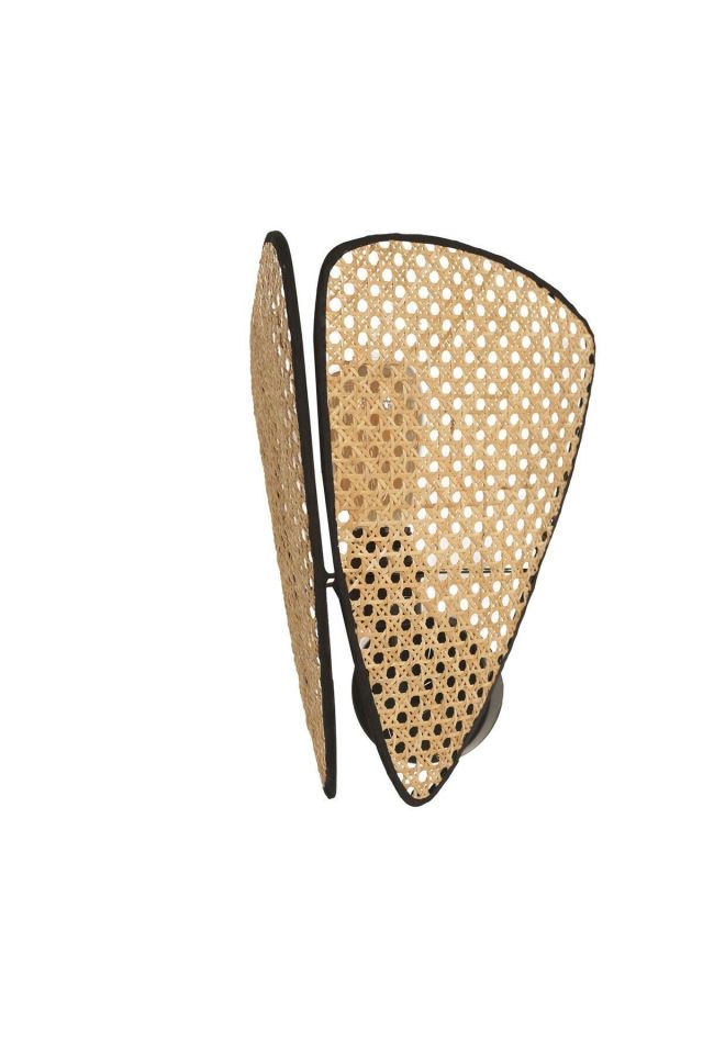 EGE PİLLİ 2 Lİ SİYAH RATTAN APLİK