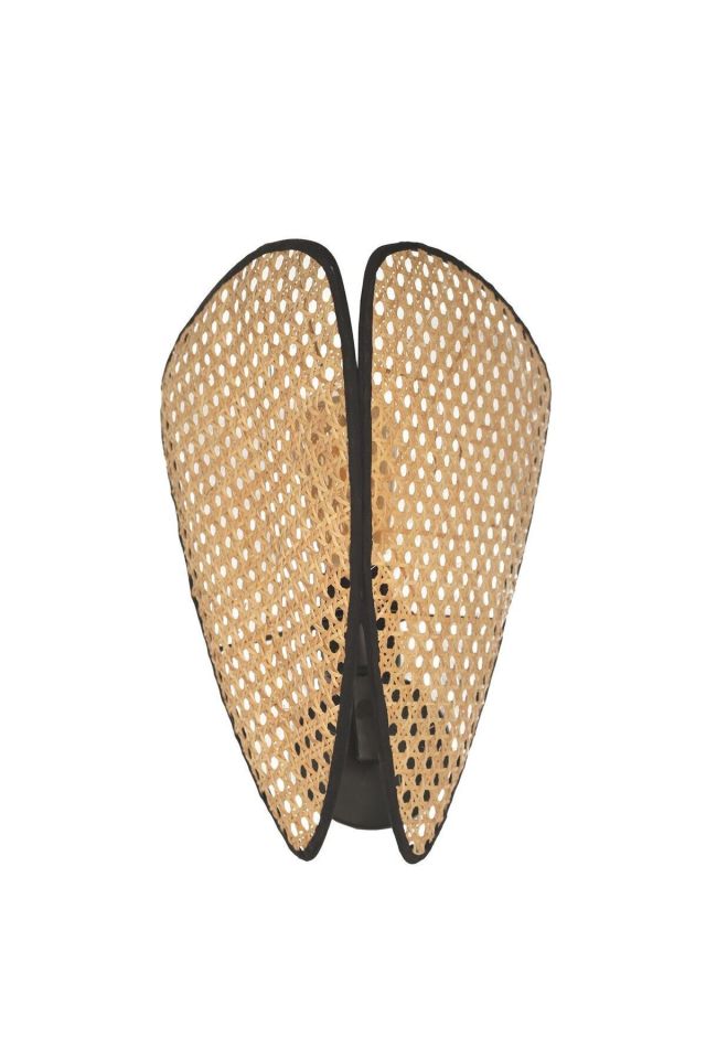 EGE PİLLİ 2 Lİ SİYAH RATTAN APLİK