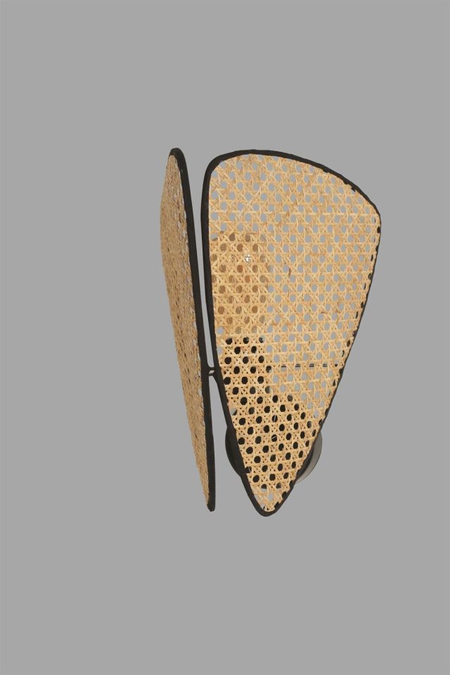 EGE PİLLİ 2 Lİ SİYAH RATTAN APLİK