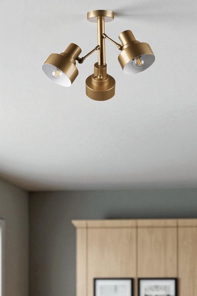 JESUS 3 LÜ ESKİTME PLAFONYER AVİZE