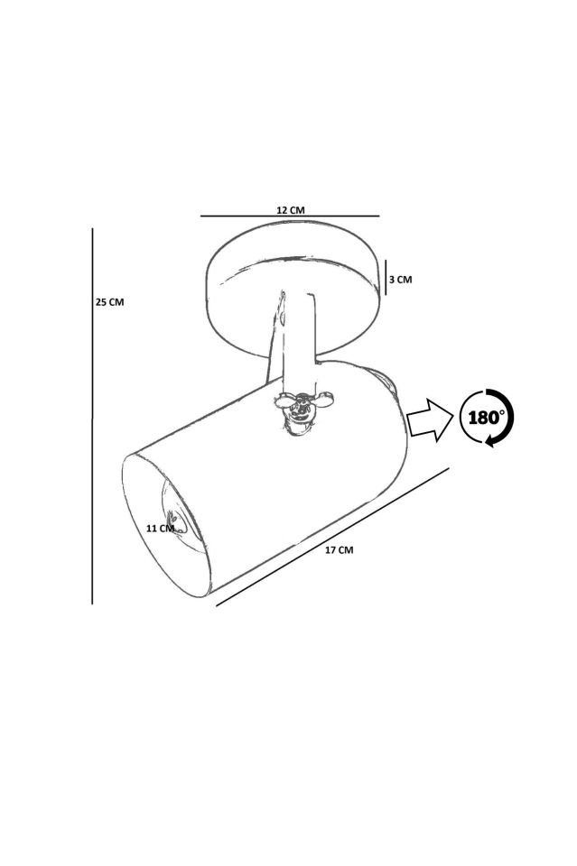 LONDON TEKLİ ESKİTME PLAFONYER AVİZE