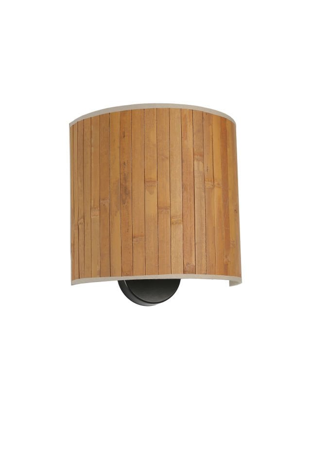BAMBU PİLLİ 01 ABAJURLU OVAL APLİK