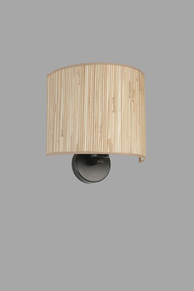 BAMBU PİLLİ 09 ABAJURLU OVAL APLİK