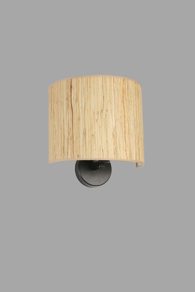 BAMBU PİLLİ 010 ABAJURLU OVAL APLİK