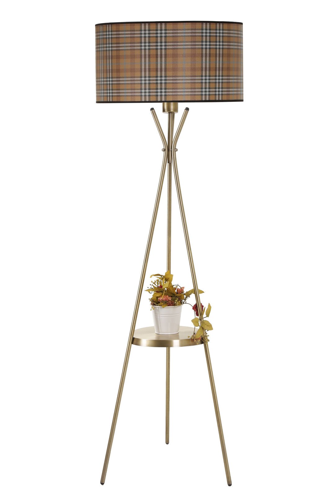 VENEDİK SEHPALI ESKİTME LAMBADER SİLİNDİR 02 ABAJURLU