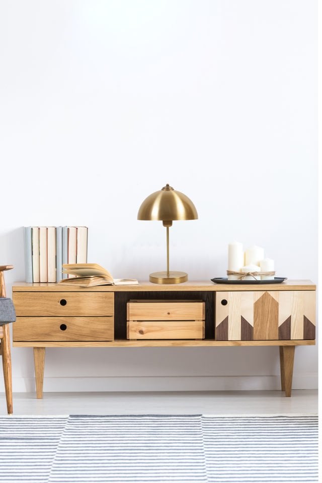 LUNGO ESKİTME RETRO BAŞLIKLI MASA LAMBASI