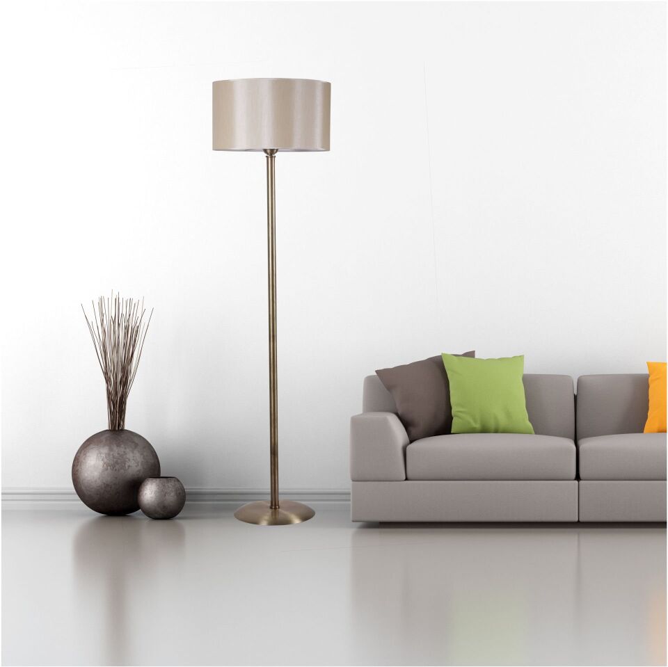 YENİ MERCAN LAMBADER ESKİTME AYAK DAİRE ACIK KREM,15-3 ABAJUR(PROMOSYON)