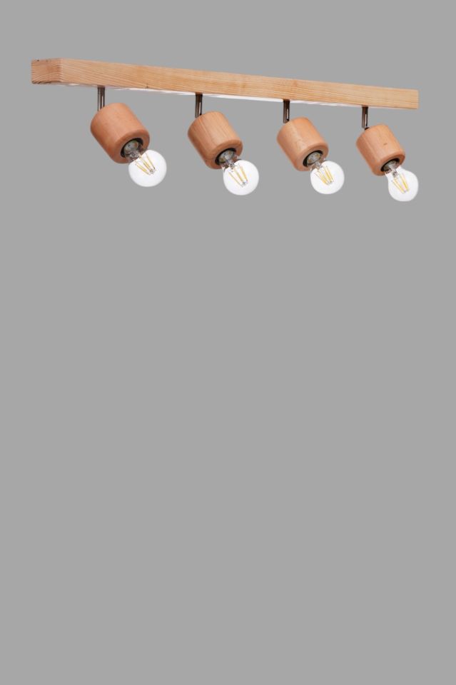 PAMELA 4 LÜ SIRALI NATUREL PLAFONYER AVİZE