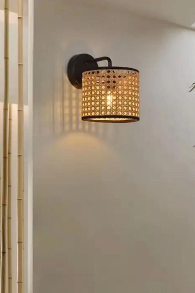 YENİ PENA PİLLİ SİYAH RATTAN APLİK